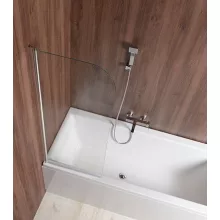 Aqualine VILMA kádparaván 60x140 cm króm transzparens AQ6014
