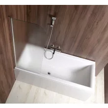 Aqualine Vilma balos kádparaván 60 cm, matt üveg AQ6018L