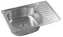 Aqualine beépíthető mosogatótálca 66x18x42 cm, inox AQ6642B