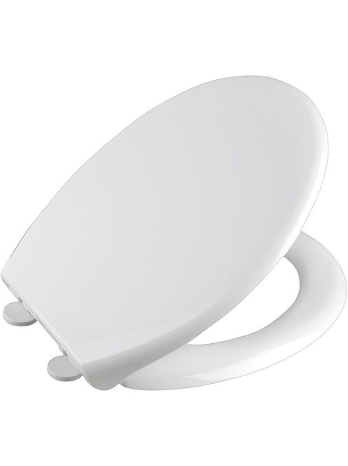 Aqualine Sofia WC ülőke polypropylén, Soft Close, fehér, BS122