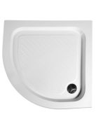 Aqualine AMICA Íves zuhanytálca, 90x90x15 cm, R55 BTTR90