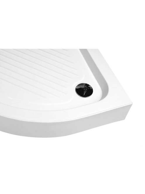 Aqualine AMICA Íves zuhanytálca, 90x90x15 cm, R55 BTTR90