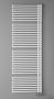 Aqualine Tubini fürdőszobai radiátor 59,6x178,2 cm, fehér DC330T