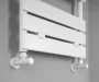 Aqualine Bondeco fürdőszobai radiátor 500x1266 mm, fehér kivitelben