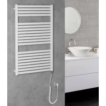   Aqualine TONDI-E elektromos fürdőszobai radiátor, 600x970 mm, 400W, fehér DE460T