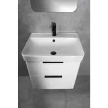   Aqualine DENEB fiókos alsószekrény mosdóhoz fogantyú nélkül 56,5x55x43,5 cm, matt fehér DN260