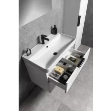   Aqualine DENEB fiókos alsószekrény mosdóhoz fogantyú nélkül 77,3x55x43,5 cm, matt fehér DN280