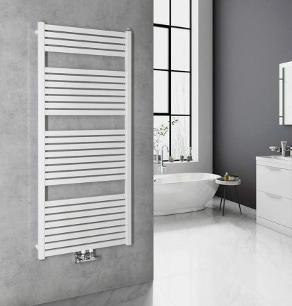 Aqualine Tondi fürdőszobai radiátor 60x133 cm, fehér DT480T