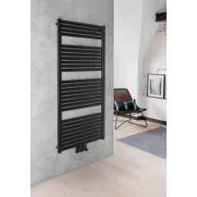   Aqualine Tondi fürdőszobai radiátor 60x133 cm, matt fekete DT486T