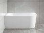 Aqualine Tibera L Balos falhoz illeszthető akril kád 140x70 cm, fehér E1066
