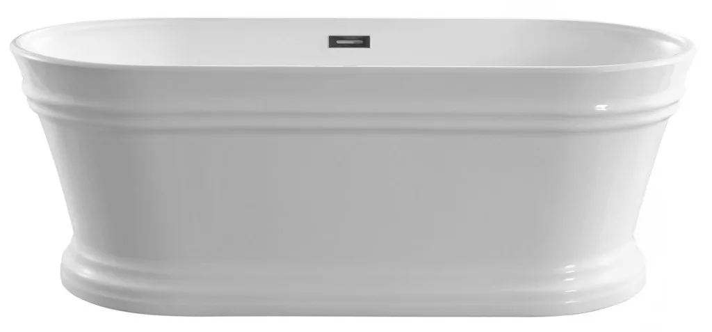 Aqualine ANTIK szabadon álló akril kád 160x79x60 cm, fehér E