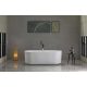Aqualine TURIA szabadon álló akril kád 170x80 cm hullámos panel, fehér E2780