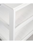 Aqualine ETIDE polcos mosdószekrény 71,5x86x44 cm, matt fehér ET720