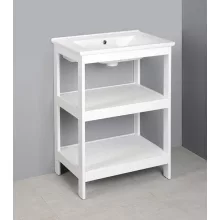   Aqualine ETIDE polcos mosdószekrény 81,5x86x44 cm, matt fehér ET830