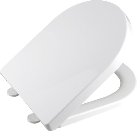 Aqualine DONA WC ülőke polypropylen, fehér, soft close, easy take, FD121