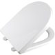 Aqualine DONA WC ülőke polypropylen, fehér, soft close, easy take, FD121