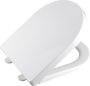 Aqualine DONA WC ülőke polypropylen, fehér, soft close, easy take, FD121
