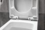 Aqualine DONA WC ülőke polypropylen, fehér, soft close, easy take, FD121