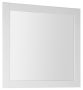 Aqualine Favolo keretes tükör 80x80 cm matt fehér FV080