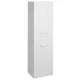 Aqualine Favolo állószekrény szennyestartóval 40x150x31 cm matt fehér FV160