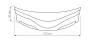Aqualine Dunaj II előlap 150x57 cm G1355