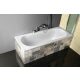 Aqualine JIZERA beépíthető akril kád 140x70x39cm láb nélkül, fehér G1470