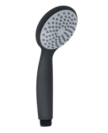 Aqualine Easy kézizuhany 1 funkciós vízsugárral, matt fekete GYHS10004