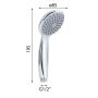 Aqualine Easy kézizuhany 1 funkciós vízsugárral, króm GYHS10005