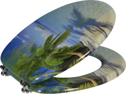 Aqualine Funny MDF WC-ülőke univerzális réz pánttal, színes HY-S351