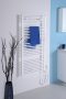 Aqualine elektromos fürdőszobai radiátor 600x1320mm fűtőpatronnal, fehér ILE36T