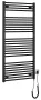 Aqualine Direct-E elektromos fürdőszobai radiátor 600W matt fekete 60x132 cm ILE36TB