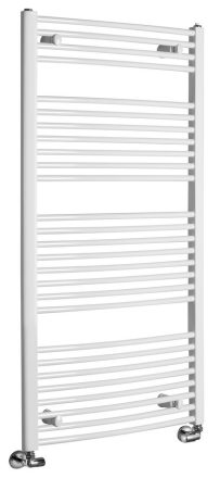 Aqualine Orbit íves fürdőszobai radiátor 75x132 cm, fehér ILO37T