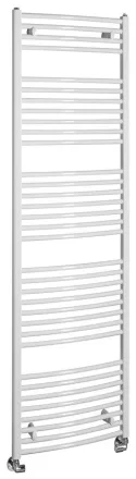 Aqualine Orbit íves fürdőszobai radiátor 450x1680 mm, fehér ILO64T