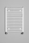 Aqualine Orbit íves fürdőszobai radiátor 500x640 mm 360W, fehér ILO65T