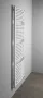 Aqualine Orbit íves fürdőszobai radiátor 60x184 cm, fehér ILO86T