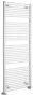 Aqualine Orbit íves fürdőszobai radiátor 750x1840 mm, fehér ILO87T