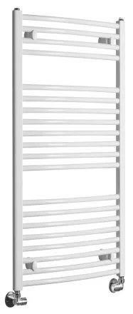 Aqualine Orbit íves fürdőszobai radiátor 45x96 cm, fehér ILO94T