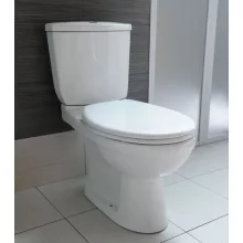   Aqualine Juan monoblokkos kombi WC csésze hátsó kifolyással és króm duál gombos öblítőmechanikával LC2154