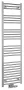 Aqualine Alya acél fürdőszobai radiátor 400x1600 mm, króm LLS309