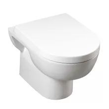   Aqualine Modis fali kerámia WC csésze 36,1x35,8x52 cm, ülőke nélkül, fehér MD001