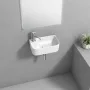 Aqualine Belle kerámia kézmosó 36x22 cm, fehér kivitelben