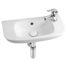   Aqualine Kia kerámia kézmosó 49x25 cm, jobbos/fehér NP405