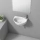 Aqualine Liza kerámia kézmosó 40x27 cm, jobbos/fehér NP412