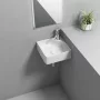 Aqualine Nexa kerámia sarok kézmosó 30x30 cm, fehér NP436
