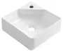 Aqualine Nexa kerámia sarok kézmosó 30x30 cm, fehér NP436
