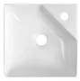 Aqualine Nexa kerámia sarok kézmosó 30x30 cm, fehér NP436