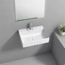 Aqualine Soyo kerámiamosdó 46x36 cm, fehér kivitelben
