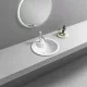 Aqualine Shirpa beépíthető kerámiamosdó 46 cm, fehér kivitelben