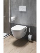 Aqualine Nera Fali kerámia WC csésze 35,5x50 cm, ülőke nélkül, fehér NS952