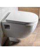 Aqualine Nera Fali kerámia WC csésze 35,5x50 cm, ülőke nélkül, fehér NS952
